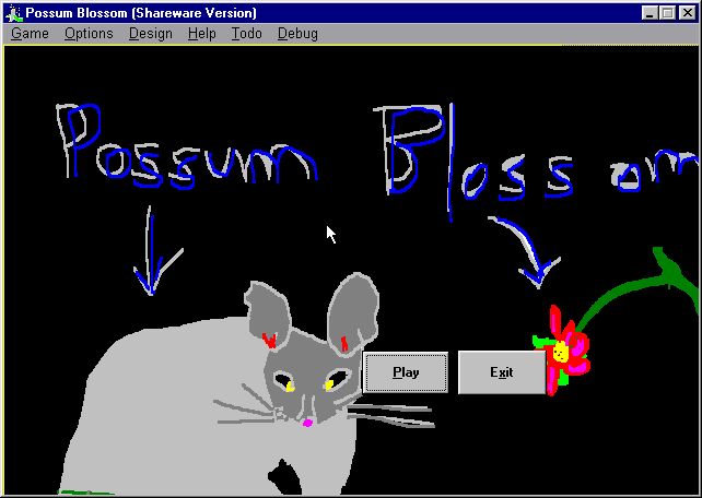 possum blossom launch screen