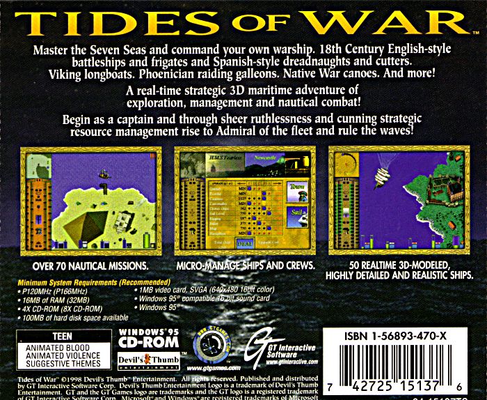 tides of war cd back cover